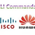 Cisco vs Huawei command